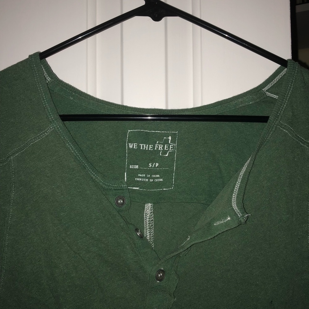 Free People Baseball Tee
